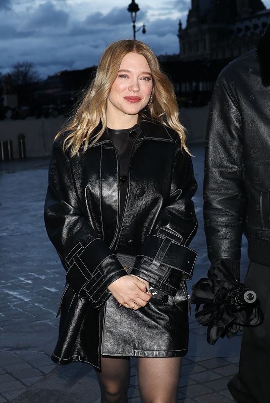 LEA SEYDOUX at Louis Vuitton Womenswear FW24-25 Fashion Show at Paris Fashion Week 03/05/2024