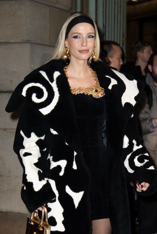 LEONIE HANNE at Schiaparelli Show at Paris Fashion Week 02/29/2024