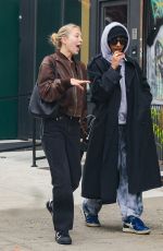 LILA GRACE MOSS Out with a Friend in New York 03/27/2024