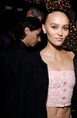 LILY-ROSE DEPP at Chanel and Charles & Finch Pre-oscar Party in Los Angeles 03/09/2024