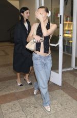 LILY-ROSE DEPP Out for Dininner at Sushi Park in West Hollywood 03/27/2024