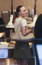 LILY-ROSE DEPP Shopping at Erewhon Market in West Hollywood 03/19/2024
