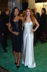 LINDSAY LOHAN and AYESHA CURRY at Lindsay Lohan Hosts Irish Wish Premiere with Cast at Paris Theater in New York 03/05/2024