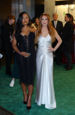 LINDSAY LOHAN and AYESHA CURRY at Lindsay Lohan Hosts Irish Wish Premiere with Cast at Paris Theater in New York 03/05/2024