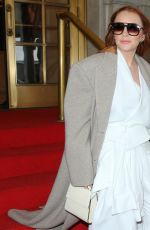 LINDSAY LOHAN Leaves Plaza Hotel in New York 03/07/2024