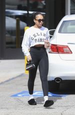 LORI HARVEY Leaves a Gym in Bel Air 03/04/2024