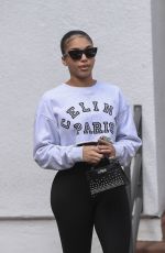 LORI HARVEY Leaves a Gym in Bel Air 03/04/2024