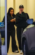LORI HARVEY Out Shopping with a Friend at Bottega Veneta in Los Angeles 03/27/2024
