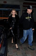 LOTTIE MOSS Arrives at Chiltern Firehouse in London 03/20/2024