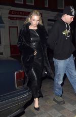 LOTTIE MOSS Arrives at Chiltern Firehouse in London 03/20/2024