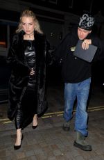 LOTTIE MOSS Arrives at Chiltern Firehouse in London 03/20/2024