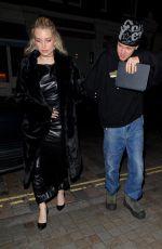 LOTTIE MOSS Arrives at Chiltern Firehouse in London 03/20/2024