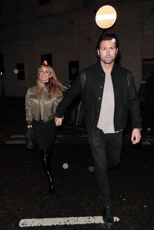 LOUISE REDKNAPP Leaves Press Night at Cabaret at The Kit Kat Club in London 03/28/2024