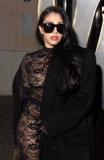 LOURDES LEON at Saint Laurent Men Collection Fall/Winter 2024-2025 Show at Paris Fashion Week 03/05/2024