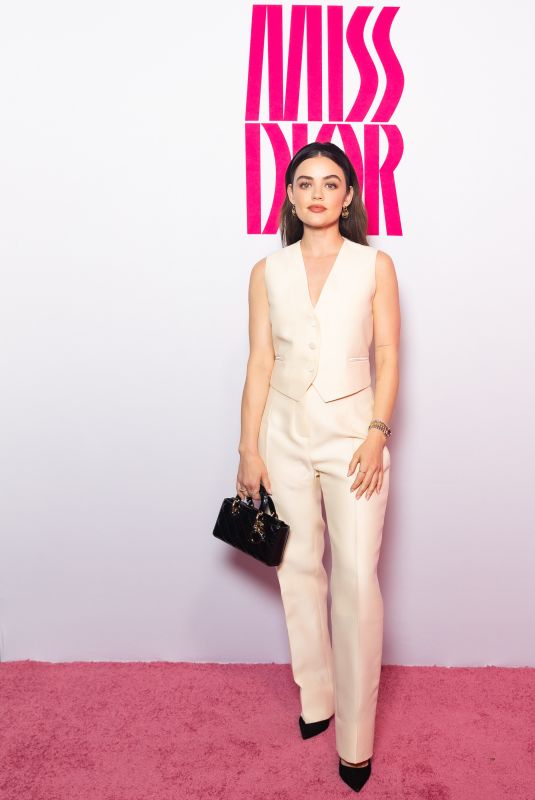 LUCY HALE at Christian Dior Celebrates Miss Dior Parfum and Melrose Avenue Pop-up in Los Angeles 03/06/2024