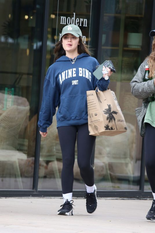 LUCY HALE at Grocery Shopping at Erowhon in Los Angeles 03/01/2024