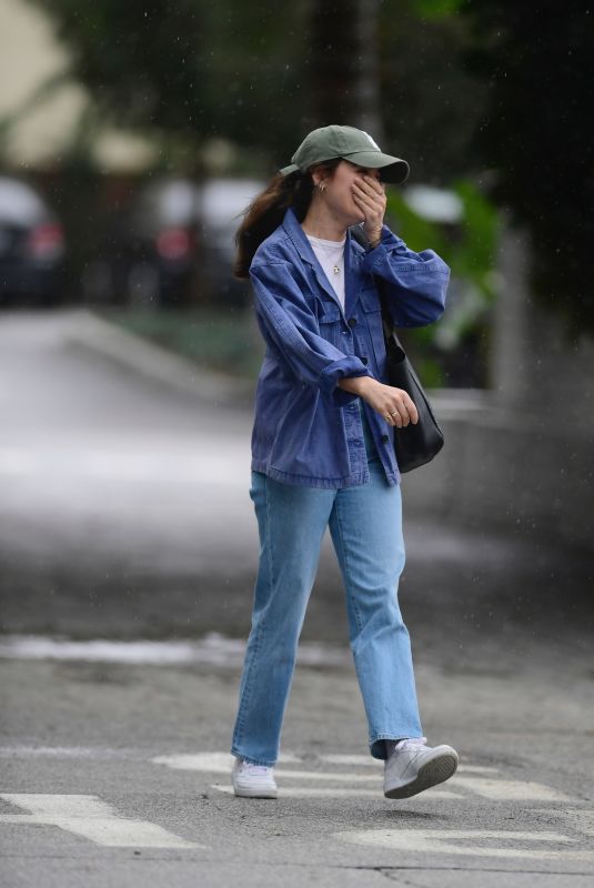 LUCY HALE Out and About in Los Angeles 03/30/2024