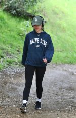 LUCY HALE Out Hikinig in Los Angeles 03/01/2024
