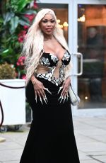 LYSTRA ADAMS on the Set of The Real Housewives Of Cheshire at Menagerie Bar in Manchester 03/26/2024