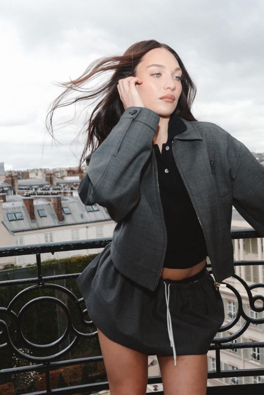 MADDIE ZIEGLER at a Photoshoot in Paris, March 2024