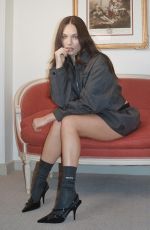 MADDIE ZIEGLER at a Photoshoot in Paris, March 2024