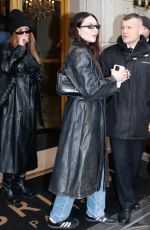 MADDIE ZIEGLER Leaves Her Hotel at Paris Fashion Week 03/03/2024