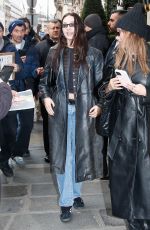 MADDIE ZIEGLER Leaves Her Hotel in Paris 03/03/2024