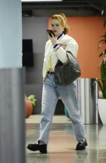 MADELAINE PETSCH Heading to a Meeting in Los Angeles 03/04/2024