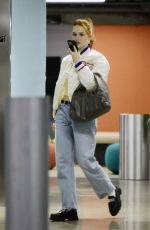 MADELAINE PETSCH Heading to a Meeting in Los Angeles 03/04/2024