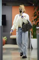 MADELAINE PETSCH Heading to a Meeting in Los Angeles 03/04/2024
