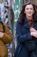 MADELINE BREWER on the Set of You in New York 03/25/2024