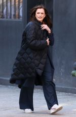 MADELINE BREWER on the Set of You in New York 03/25/2024