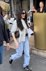 MADISON BEER at a Restaurant in Paris 03/19/2024