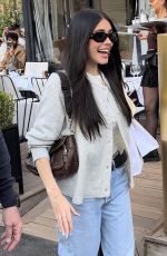 MADISON BEER at a Restaurant in Paris 03/19/2024
