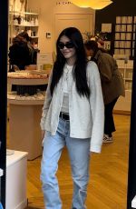 MADISON BEER at a Restaurant in Paris 03/19/2024