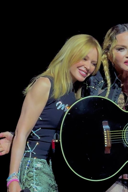 MADONNA and KYLIE MINOGUE Performs at Madonna