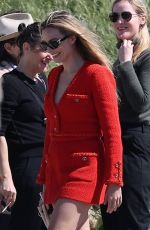 MARGOT ROBBIE on the Set of a Chanel Commercial in California 03/08/2024