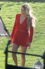 MARGOT ROBBIE on the Set of a Chanel Commercial in California 03/08/2024