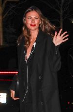 MARIA SHARAPOVA Arrives at Valentino Dinner at Paris Fashion Week 03/03/2024