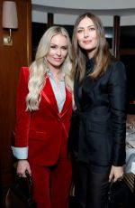 MARIA SHARAPOVA at Roger Federer and Oliver Peoples Collaboration Launch Dinner in Los Angeles 02/12/2024