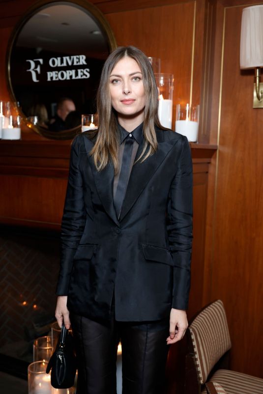 MARIA SHARAPOVA at Roger Federer and Oliver Peoples Collaboration Launch Dinner in Los Angeles 02/12/2024