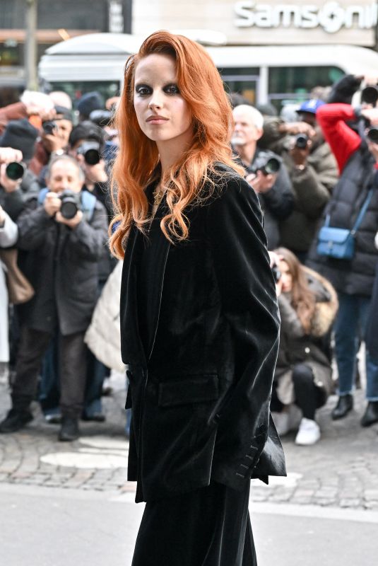 MARIE GAGUECH Arrives at Nina Ricci Show at PFW in Paris 03/01/2024