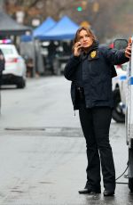 MARISKA HARGITAY on the Set of Law and Order: Special Victims Unit in Manhattan 03/06/2024