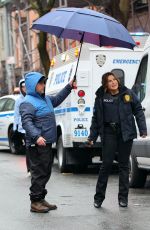 MARISKA HARGITAY on the Set of Law and Order: Special Victims Unit in Manhattan 03/06/2024