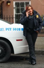 MARISKA HARGITAY on the Set of Law and Order: Special Victims Unit in Manhattan 03/06/2024