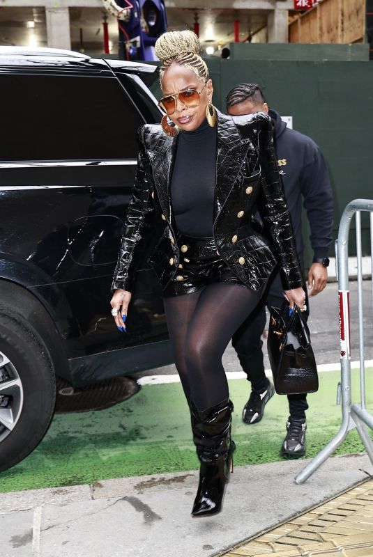 MARY J BLIGE Arrives at Today Show in New York 03/06/2024