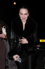 MAYA HENRY Leaves Chiltern Firehouse in London 03/23/2024