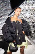 MAYA JAMA at Off-White Fashion Show in Paris 02/29/2024