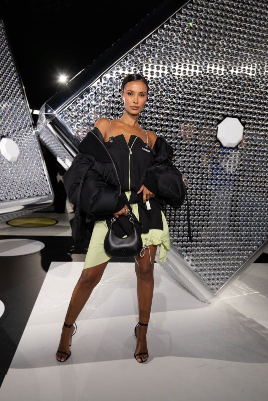 MAYA JAMA at Off-White Fashion Show in Paris 02/29/2024