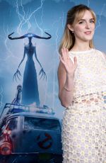 MCKENNA GRACE at Cazafantasmas: El Imperio Helado Photocall in Madrid 03/18/2024